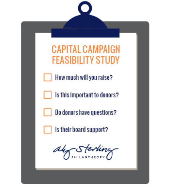 Your capital campaign consultant should conduct a feasibility study that answers a number of key questions.