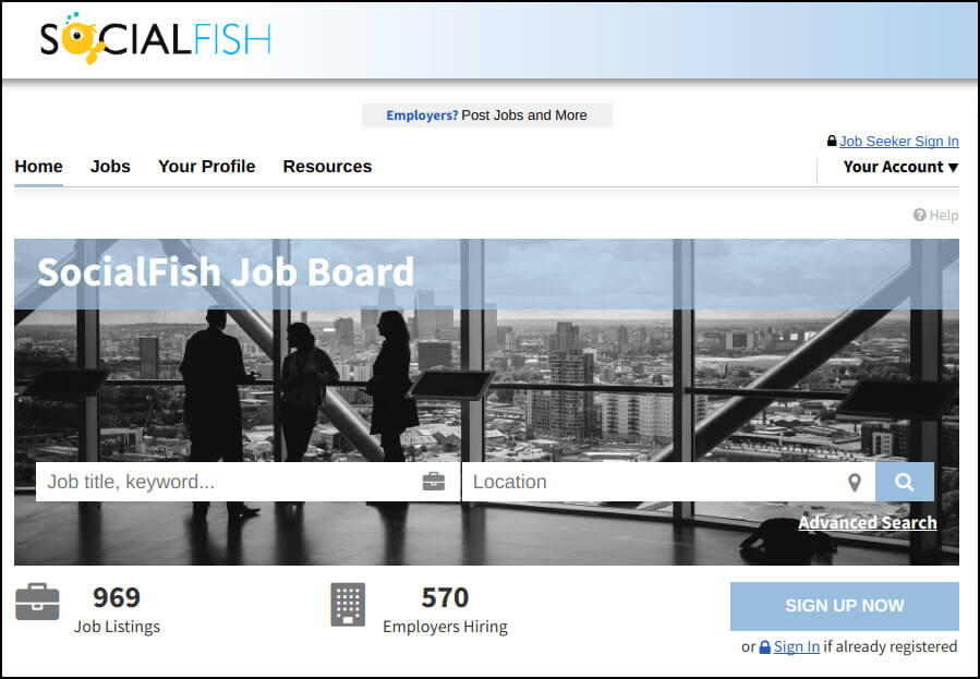 SocialFish will help your nonprofit with bonus job hunting resources.