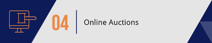 Host online auctions. 