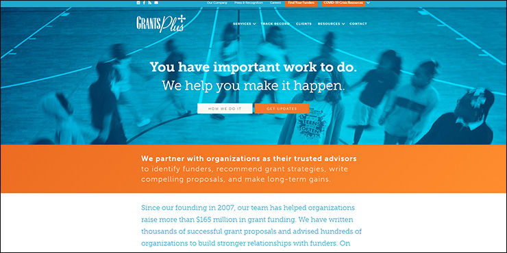 Go to GrantsPlus to learn more about their nonprofit consulting offerings.