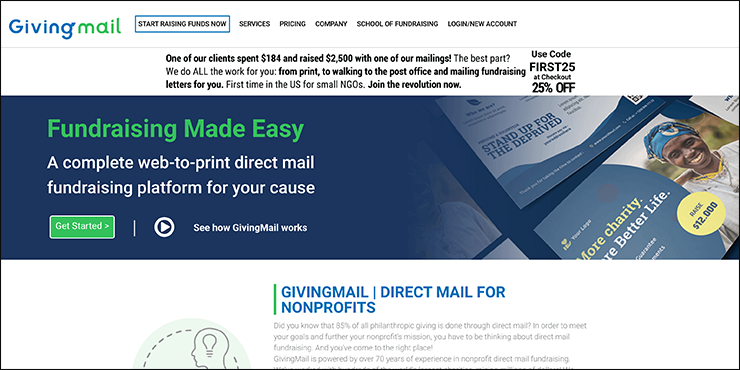 GivingMail is one of our favorite fundraising consultants for direct mail design.