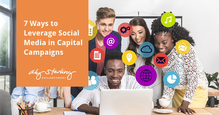 This article is about social media and capital campaigns