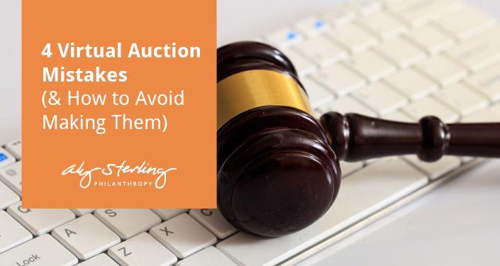Common virtual auction mistakes and solutions