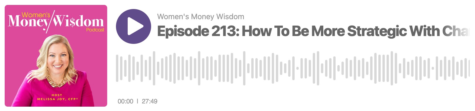 Women's Money Wisdom Episode 213