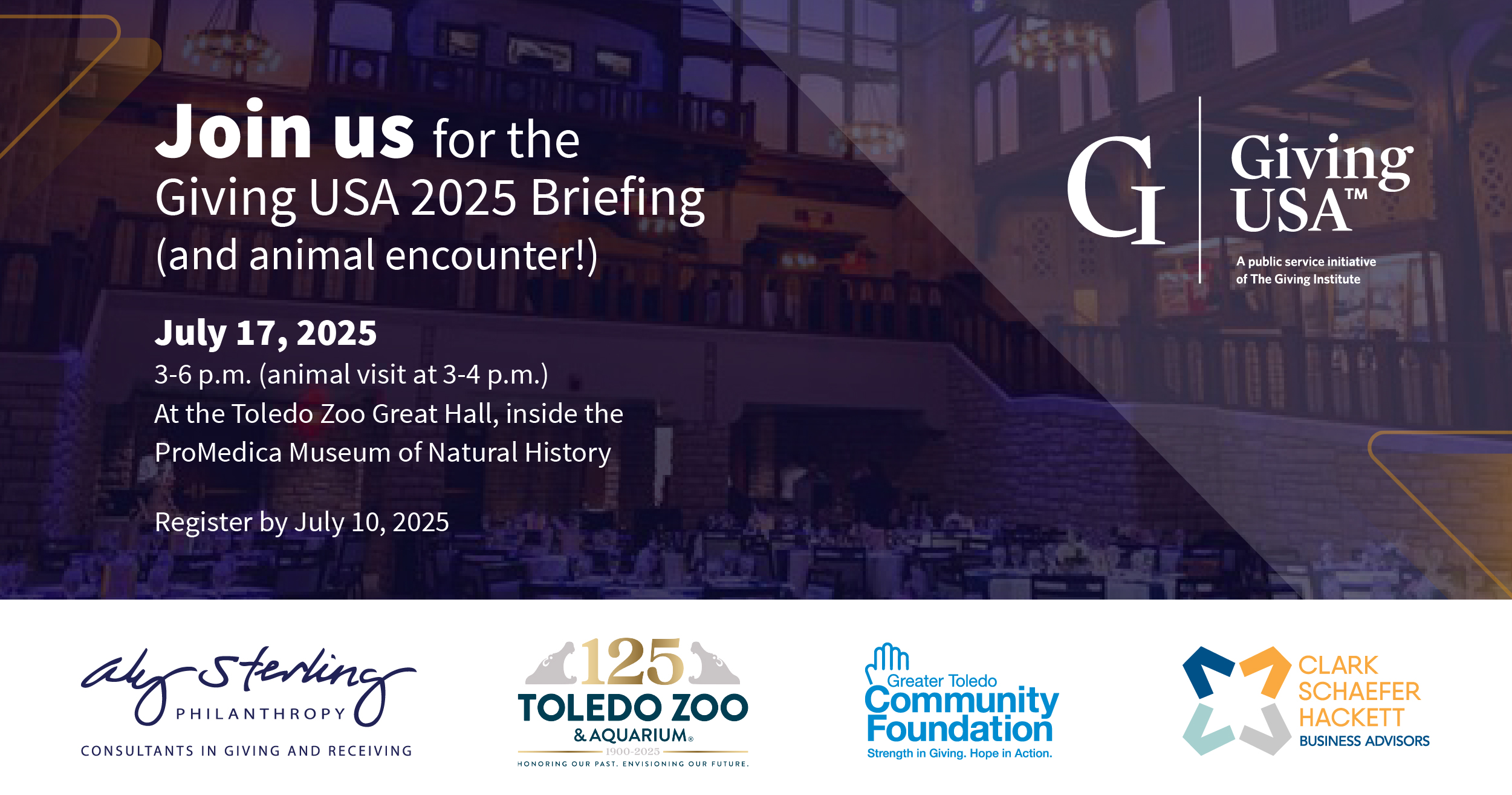 Join us on July 17 at Giving USA 2025 Briefing – Toledo Join us on July 17 at Giving USA 2025 Briefing - Toledo